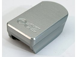 ALU Magazine Bottom / Magazinboden SILBER für CZ Shadow 2 / SP-01 19er 9mm 9x19 Magazin w.o. Funnel