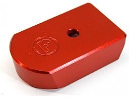 ALU Magazine Bottom / Magazinboden ROT für CZ Shadow 1 / SP-01 18er 9mm 9x19 Magazin w.o. Funnel