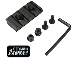 Picatinnyrail Mini für Keymod Systeme RIS 4 Slots AR15 AK 47 74 AKM M16 M4 Hera Arms DPMS Schmeisser