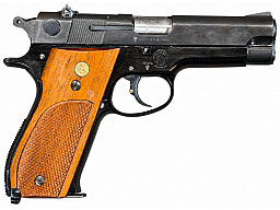 Smith & Wesson Mod. 39-2 halbautomatische Pistole 9mm Luger, neuwertig