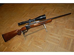 Fallblockbüchse Ruger No.1 im Kal .300WinMag + ZF Kahles 3-12x56 Abs 1 auf Festmontag u.Bestzustand