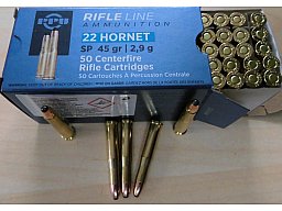 Munition PPU 22 Hornet