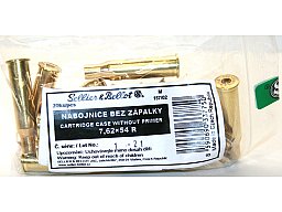 20 Stück S&B | Sellier&Bellot Wiederladehülsen S+B 7,62x54R NEU Messing Boxer o. Zünder #V337752