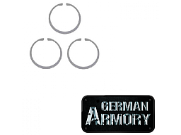 AR15 3 Gasringe gasring Verschluss Ersatzteile AR15 Colt Barrett CMMG SIG DPMS Schmeisser Hera Arms
