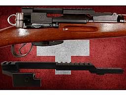 K31 Zielfernrohr Picatinnymontage-Schiene Schweizer Ordonnanzkarabiner Schmidt Rubin K31 SWITZERLAND