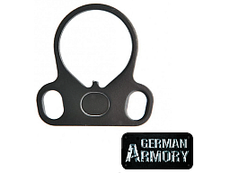 AR15 AR10 M16 OA15 XR15 XM177 Tearplate RECEIVER END PLATE mit Riemenösen beidseitig