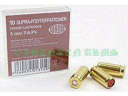 Wadie Supra-Pfefferpatronen 9mm P.A. 10Stück 48006000