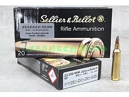 Sellier&Bellot .22-250 Rem. SP 55gr. 3,6g 20Stück 198677