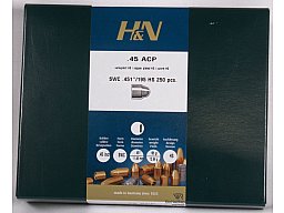 250 H&N .45ACP(.451Dia.) - 195 - SWC - verkupfert-HIGH-SPEED -250er Box