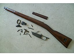 Ersatzteile und Schaft Terni Carcano