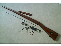 Ersatzteile und Schaft FAT Carcano