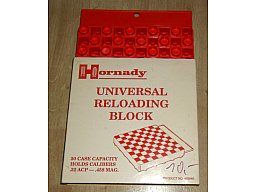 NEUE HORNADY Universal Ladebrett für 50 Hülsen von Kaliber .32ACP - .458 #480040