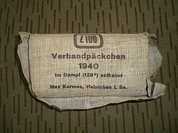 Wehrmachts Verbandpäckchen 2. Weltkrieg