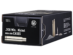 RWS .308 Win. Nickel High-End Cases – 100 Stk.