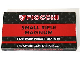 FIOCCHI BOXER Zündhütchen Small Rifle Magnum S.R.M. 1500 St. SOFORT LIEFERBAR ! Primer Anzündhütchen