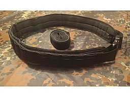 Gun Belt Set, schwarz, Lasercut MOLLE