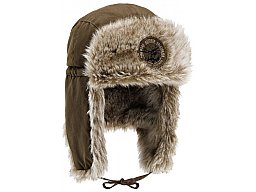 Winterkappe Murmansk braun von Pinewood Wintermütze Gr. XL/2XL 60/63