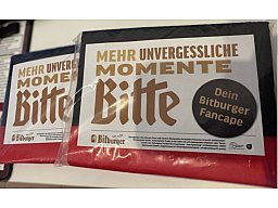 2 x Original Bitburger Fancape in Deutschlandfarben – Schwarz-Rot-Gold – NEU/OVP