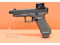 Ha.Pistole 9mmLuger Glock45 Gen5 A-CUT Aimpoint COA Combo Hunter Edition OD Green m. Red Dot Sight