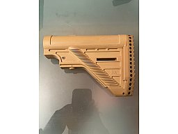 HK Heckler & Koch Schubschaft Schulterstütze Slimline RAL8000