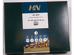 250 H&N .45ACP(.452Dia.) - 200 - HP - verkupfert-HIGH-SPEED - 250er Box