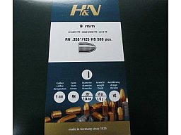 Geschosse H&N 9mm 125gr RN