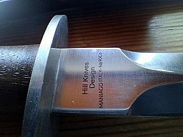 Original Fox Fairbairn Sykes FX-593 Dolch -Walnuss-Griff, Hill Knives Design