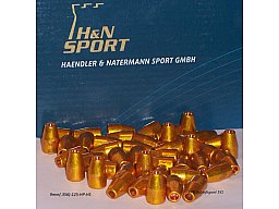 500 H&N 9mm(.356) - 125 - HP - verkupfert-HIGH-SPEED - BULK