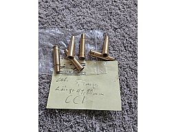 6x Ladehülsen / Übungshülsen für LEP Western-Revolver (z.B. SAA), Kal. 5,5