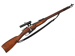 Scharfschützengewehr Mosin Nagant 91/30, Kaliber 7,62x54Rand, ZF PU 3,5 x, Finnland, 1934