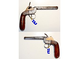 ungewöhnliche Perkussionspistole