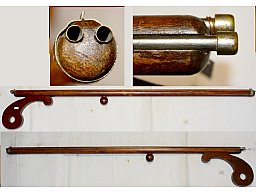 Blasrohr mit 2 Läufen, 19. Jahrhundert