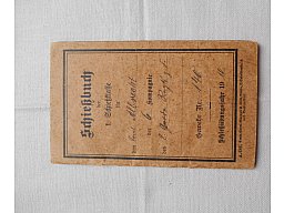 Schieß Buch f. Gewehr (98) Nr. 140 / 4370 a Preuss. Gewehr Fabrik Spandau 1900