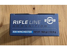 PPU .308 WIN HP BT 168gr / 10,9 Gramm