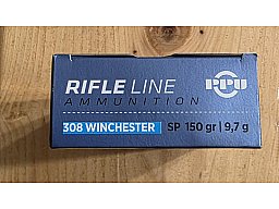 PPU Munition .308 WIN SP 9,7 Gramm