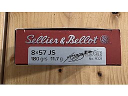 S&B Exergy Edge 8x57IS 180 grs. 11,7 Gramm