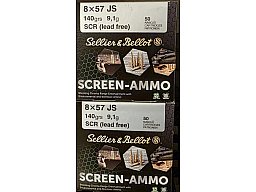 S&B Screen Ammo 8x57IS 9,1g