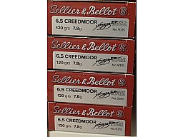 S&B Exergy Edge 6,5 creedmoor 7,8g / 120grs.