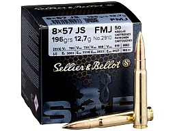 8x57 IS Vollmantel 12,7g/196grs. Sellier & Bellot