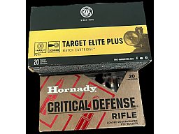 .223 REM Hornady FTX und RWS Target Elite Plus