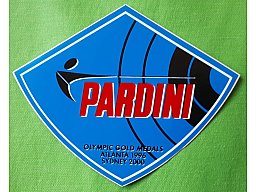 Seltener Aufkleber von Pardini für Olympia 2004 in Athen