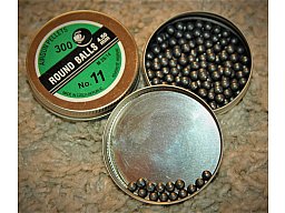 ACHTUNG: 2x300 = 600 - Round Balls No. 11 Rundkugeln Blei 4,5mm 4,5 mm Co2 Druckluft Pistole Gewehr