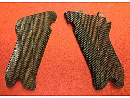 Griffschalen Nussbaum für Pistole Parabellum Luger P.08 . Scheinbar unbenutzt / Top