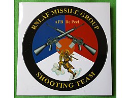 Aufkleber der niederländischen Flugabwehrraketengruppe RNLAF AFB de Peel