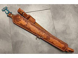 Gewehrriemen Leder Gravur