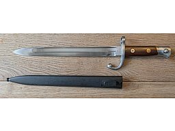 Seltenes MAUSER Bajonett M1889 (belgischer Kontrakt WK1) – Hersteller: Hopkins & Allen, Norwich USA