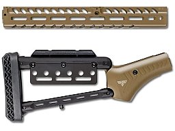 Ranger Marlin M-LOK End Cap Straight Grip Lever Stock Set FDE