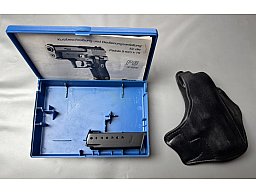 Sig Sauer P6 (225) Box blau inkl. Anleitung Magazin & Bucheimer Pancake Holster Polizei Hamburg rar!