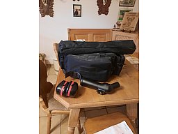 Faustfeuerwaffenschießtasche und div Zubehör