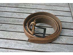 Ledergürtel Jeansgürtel braun 120 cm
